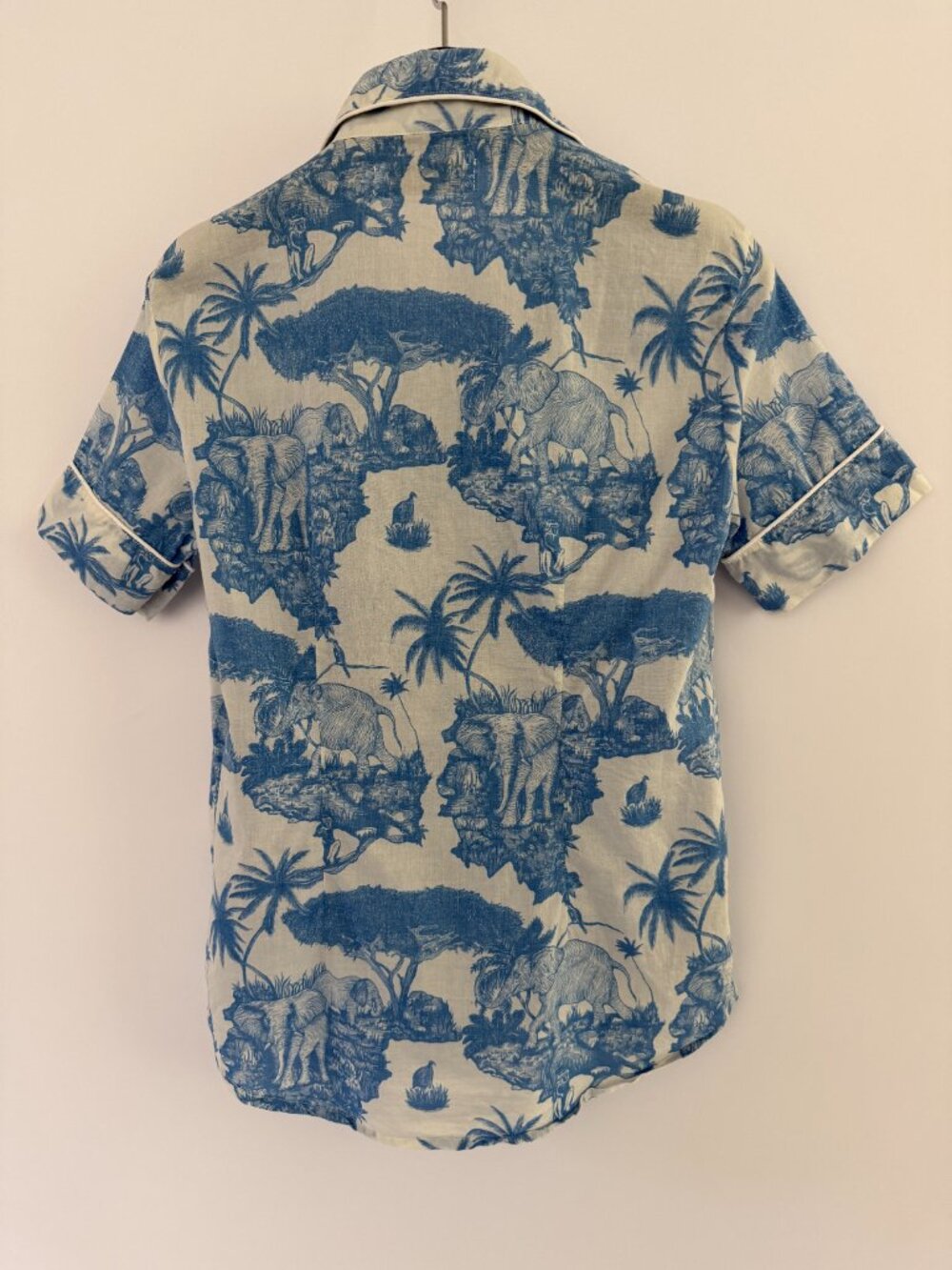 Desmond & Dempsey Loxodonta Pajama Set S - Picture 5 of 9